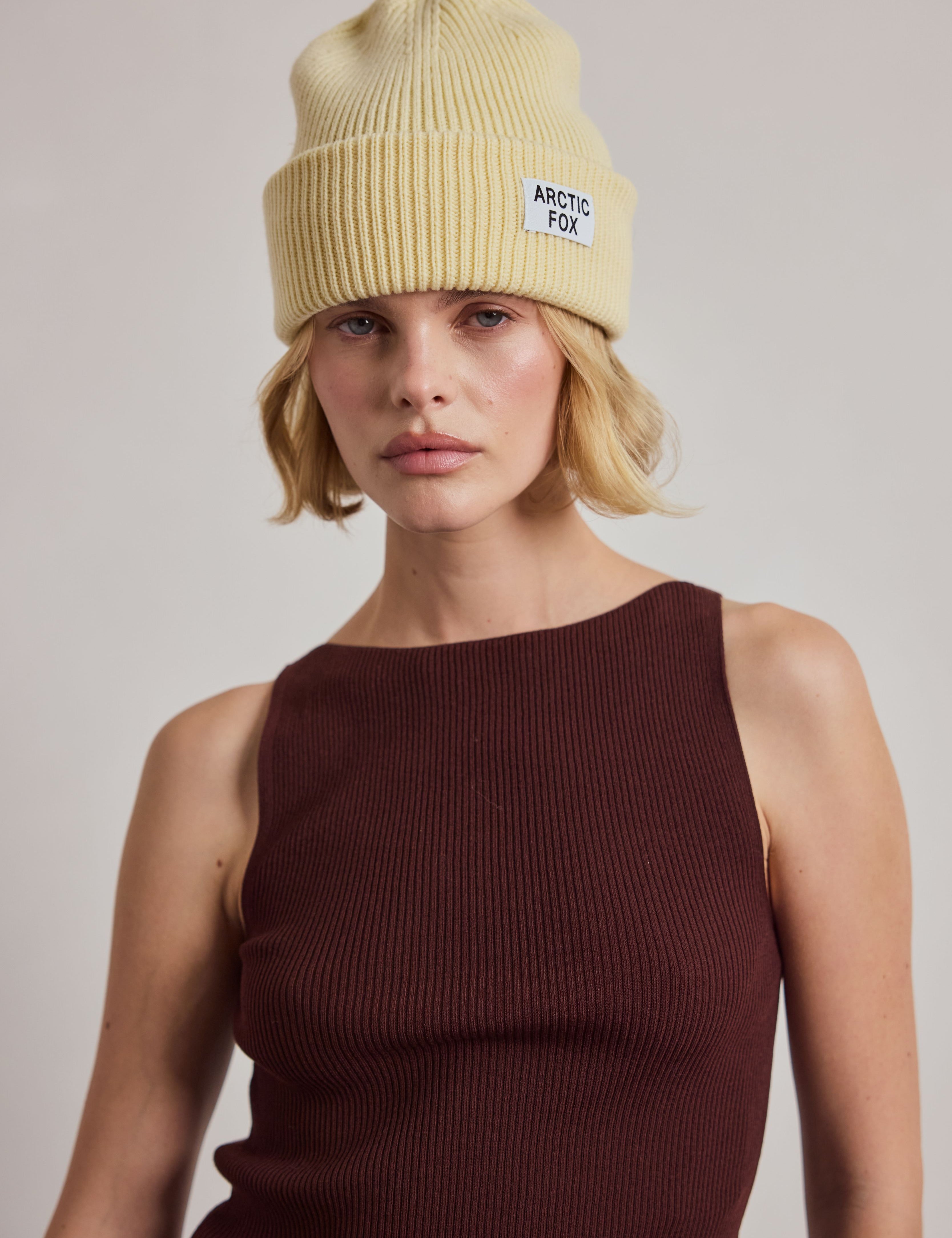 The Recycled Bottle Beanie - Wax Paper Yellow