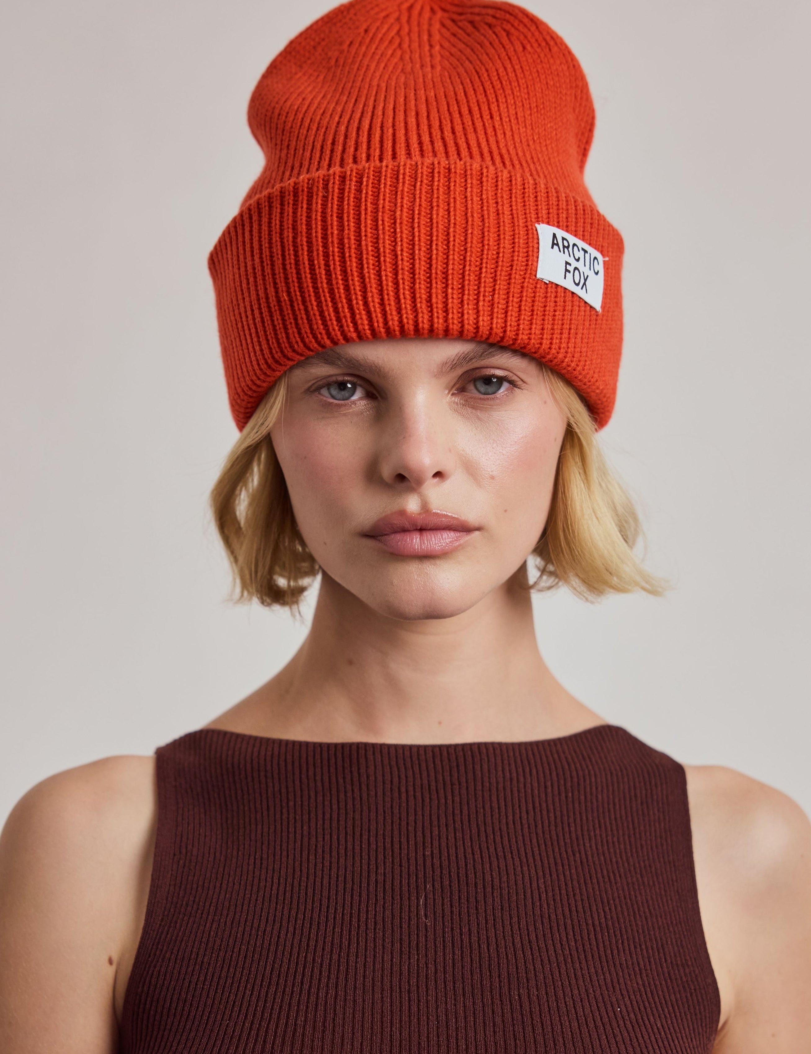 The Recycled Bottle Beanie - Sunkissed Coral