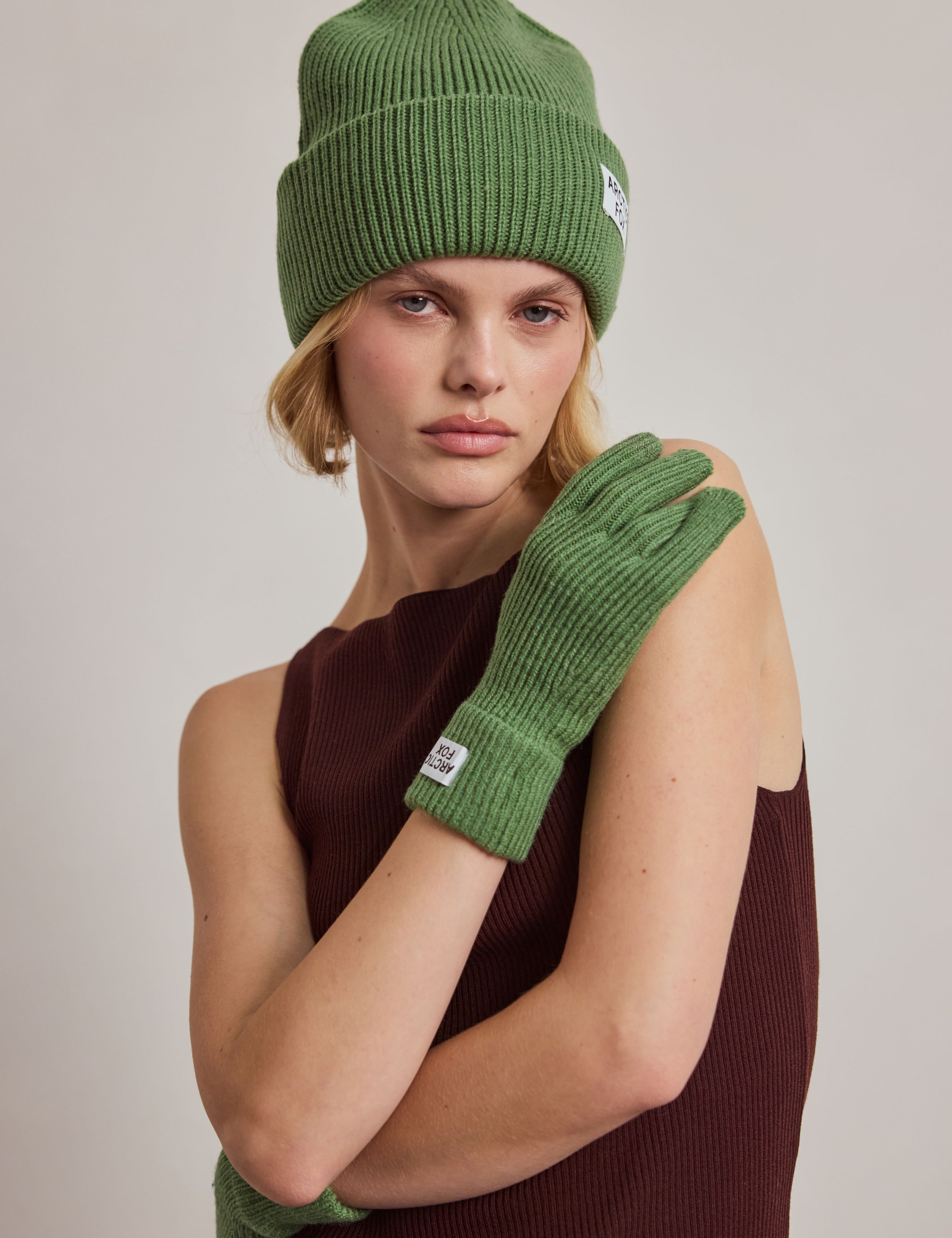 The Recycled Bottle Gloves - Forest Fern