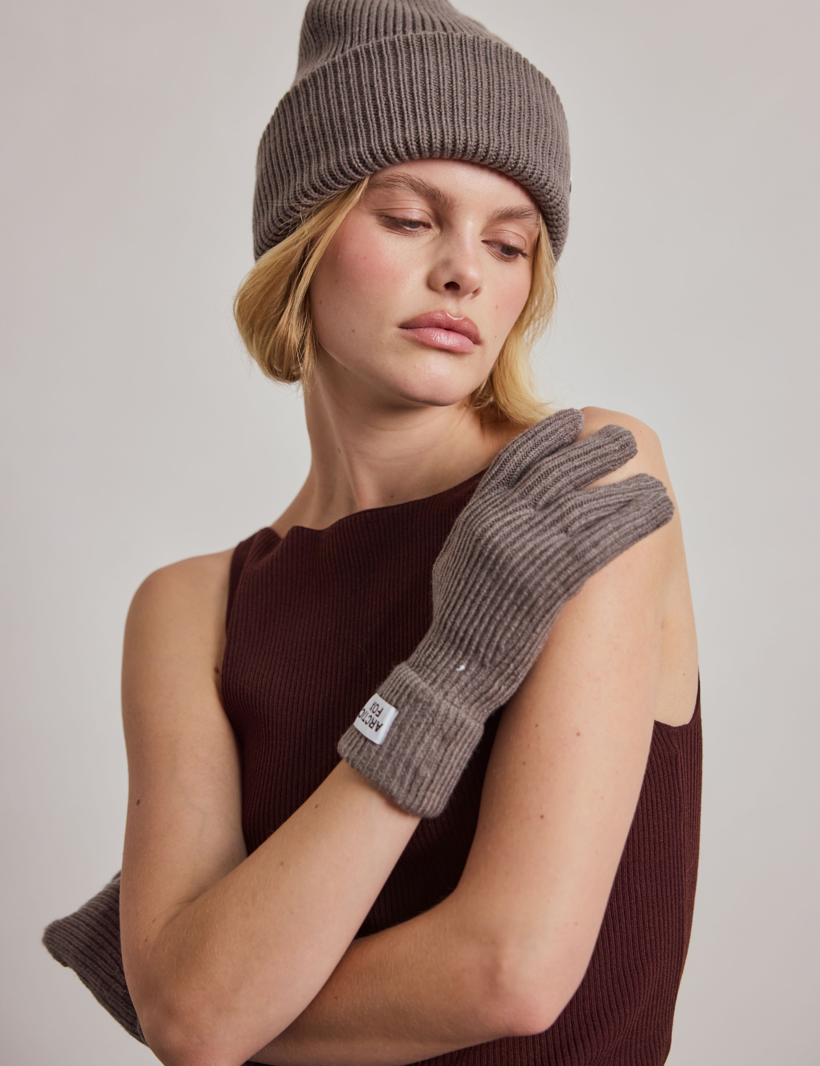 The Recycled Bottle Gloves - Dark Grey