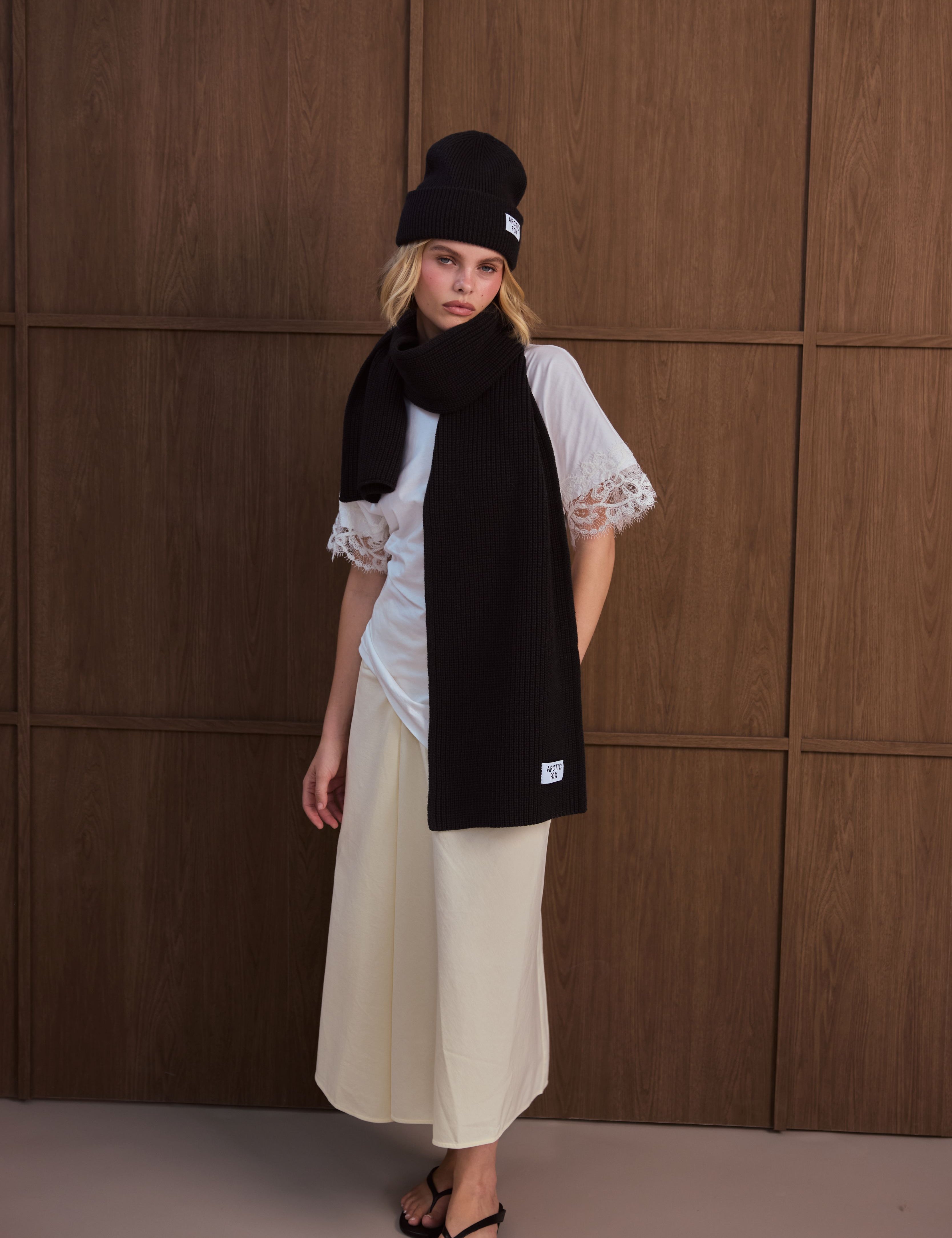 The Recycled Bottle Scarf - Black Onyx