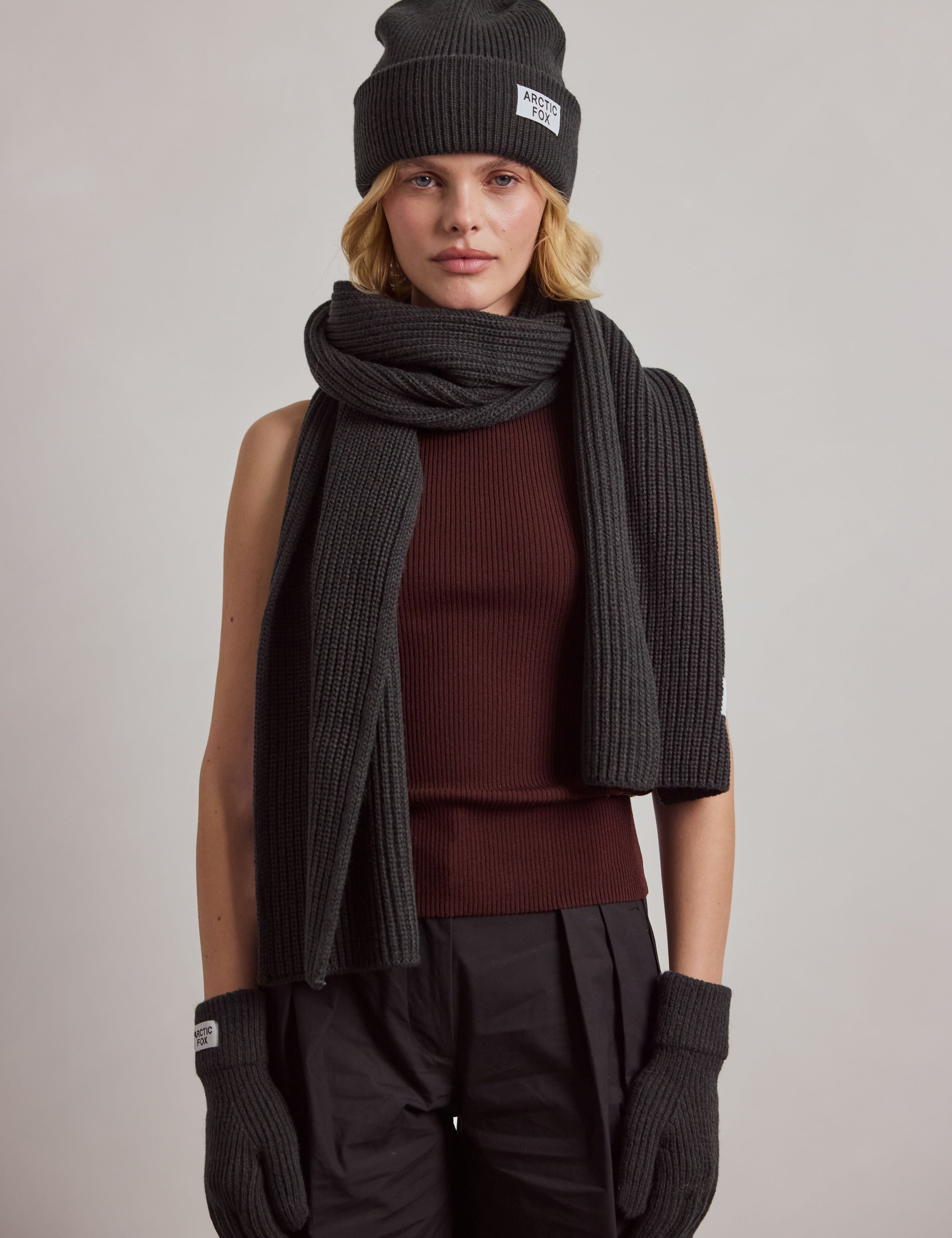 The Recycled Bottle Gloves - Black Onyx