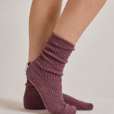Cosy Socks - Cherry Lacquer