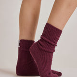 Cosy Socks - Cherry Lacquer