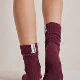 Cosy Socks - Cherry Lacquer