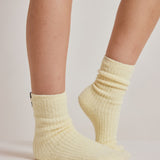 Cosy Socks - Wax Paper Yellow