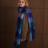 The Reykjavik Check Scarf - Frozen Tides