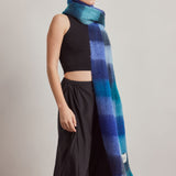 The Reykjavik Check Scarf - Frozen Tides