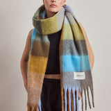 The Reykjavik Check Scarf - Wooded Lake