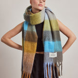 The Reykjavik Check Scarf - Wooded Lake