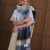 The Reykjavik Check Scarf - Moonlit Haze