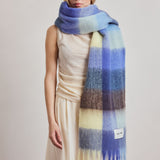 The Reykjavik Check Scarf - Moonlit Haze