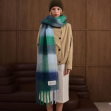 The Reykjavik Check Scarf - Emerald Check