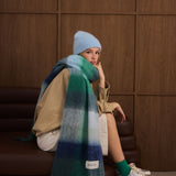 The Reykjavik Check Scarf - Emerald Check