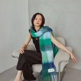 The Reykjavik Check Scarf - Emerald Check