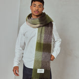 The Reykjavik Check Scarf - Mossy Greens