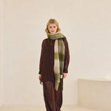 The Reykjavik Check Scarf - Mossy Greens