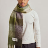 The Reykjavik Check Scarf - Mossy Greens