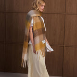 The Reykjavik Check Scarf - Golden Woodland
