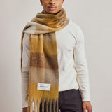 The Reykjavik Check Scarf - Golden Woodland