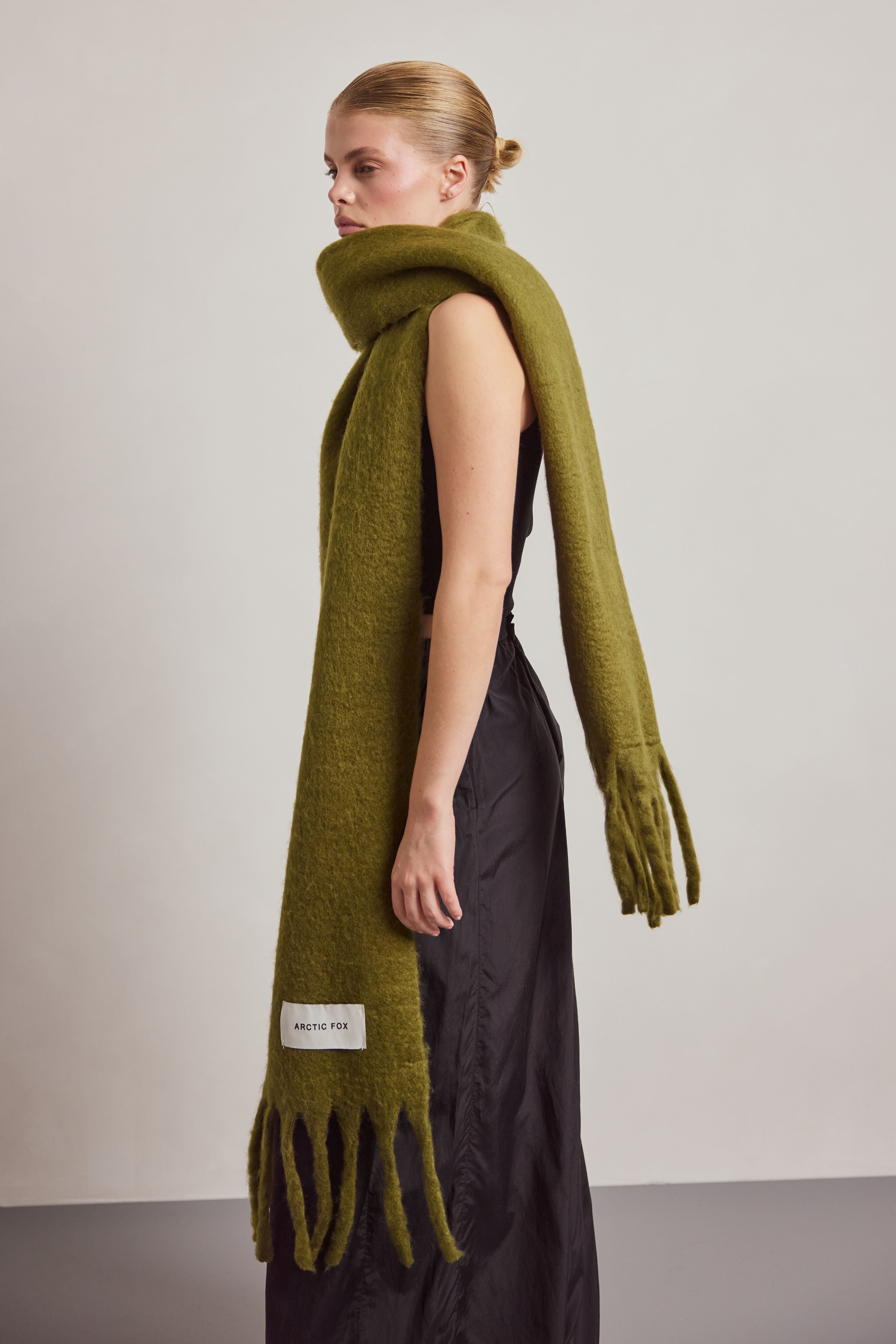 The 100% Recycled Reykjavik Scarf - Arctic Fox & Co. - Sea Kelp