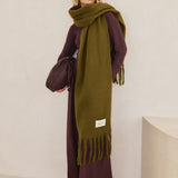 The Reykjavik Scarf - Sea Kelp Green