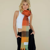 The Reykjavik Check Scarf - Kyoto Gardens