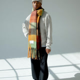 The Reykjavik Check Scarf - Kyoto Gardens