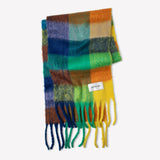 The Reykjavik Check Scarf - Nordic Skies