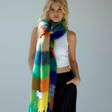 The Reykjavik Check Scarf - Nordic Skies