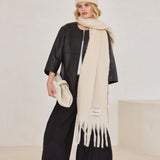 The Reykjavik Scarf - Pebble Beige