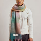 The Reykjavik Check Scarf - Dusky Lilac