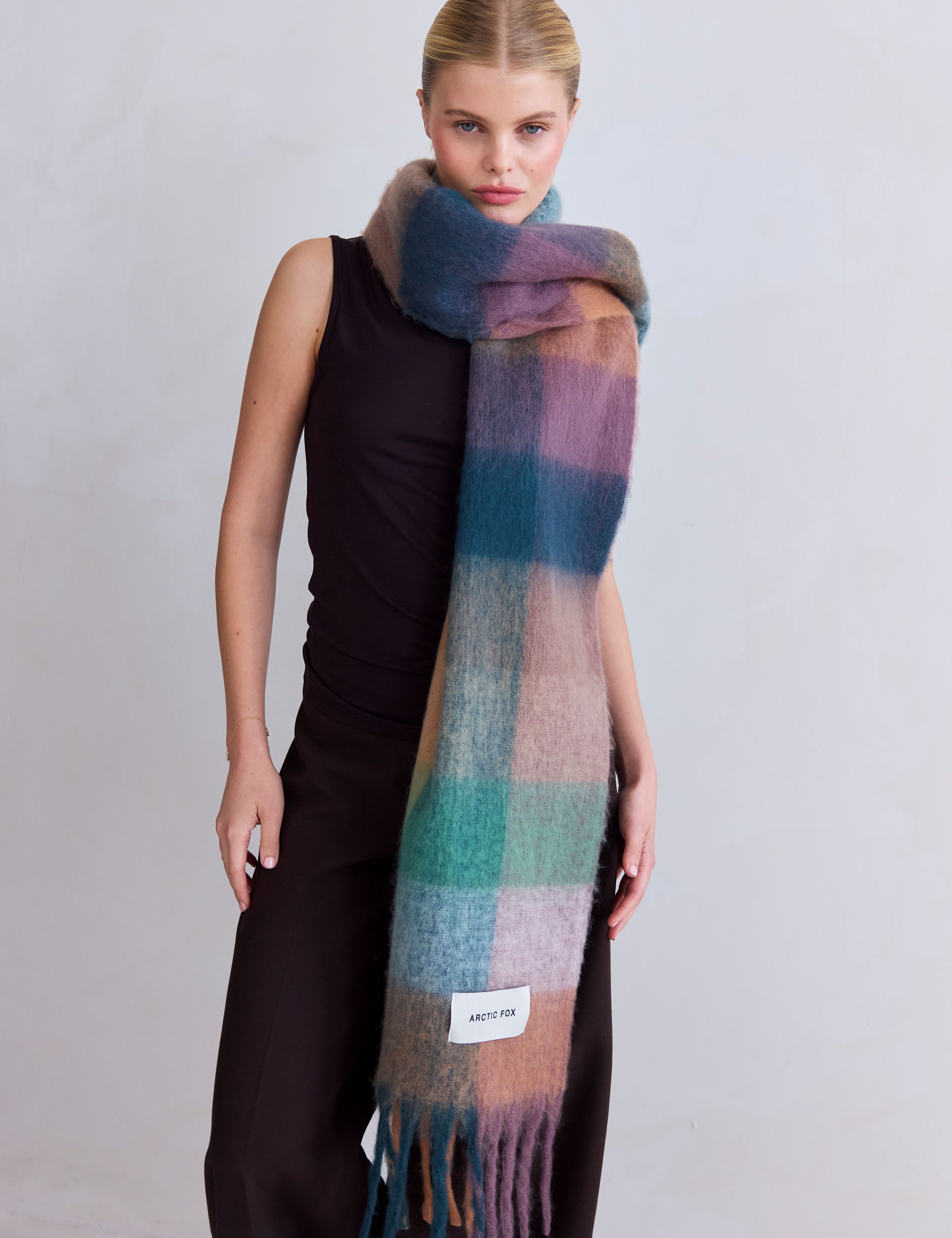The Reykjavik Check Scarf
