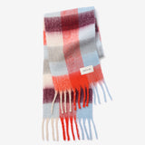 The Reykjavik Check Scarf - Volcanic Sky