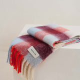 The Reykjavik Check Scarf - Volcanic Sky