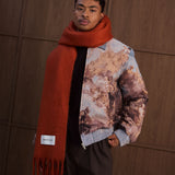 The Reykjavik Scarf - Red Earth