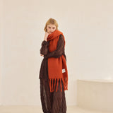 The Reykjavik Scarf - Red Earth