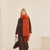 The Reykjavik Scarf - Red Earth