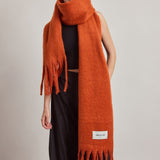 The Reykjavik Scarf - Red Earth