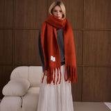 The Reykjavik Scarf - Red Earth