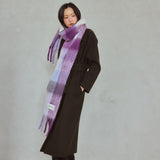 The Reykjavik Check Scarf - Wild Lilac