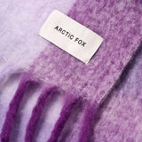 The Reykjavik Check Scarf - Wild Lilac