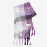 The Reykjavik Check Scarf - Wild Lilac