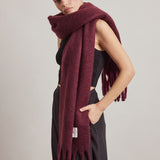 The Stockholm Scarf - Cherry Lacquer