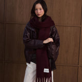 The Stockholm Scarf - Cherry Lacquer