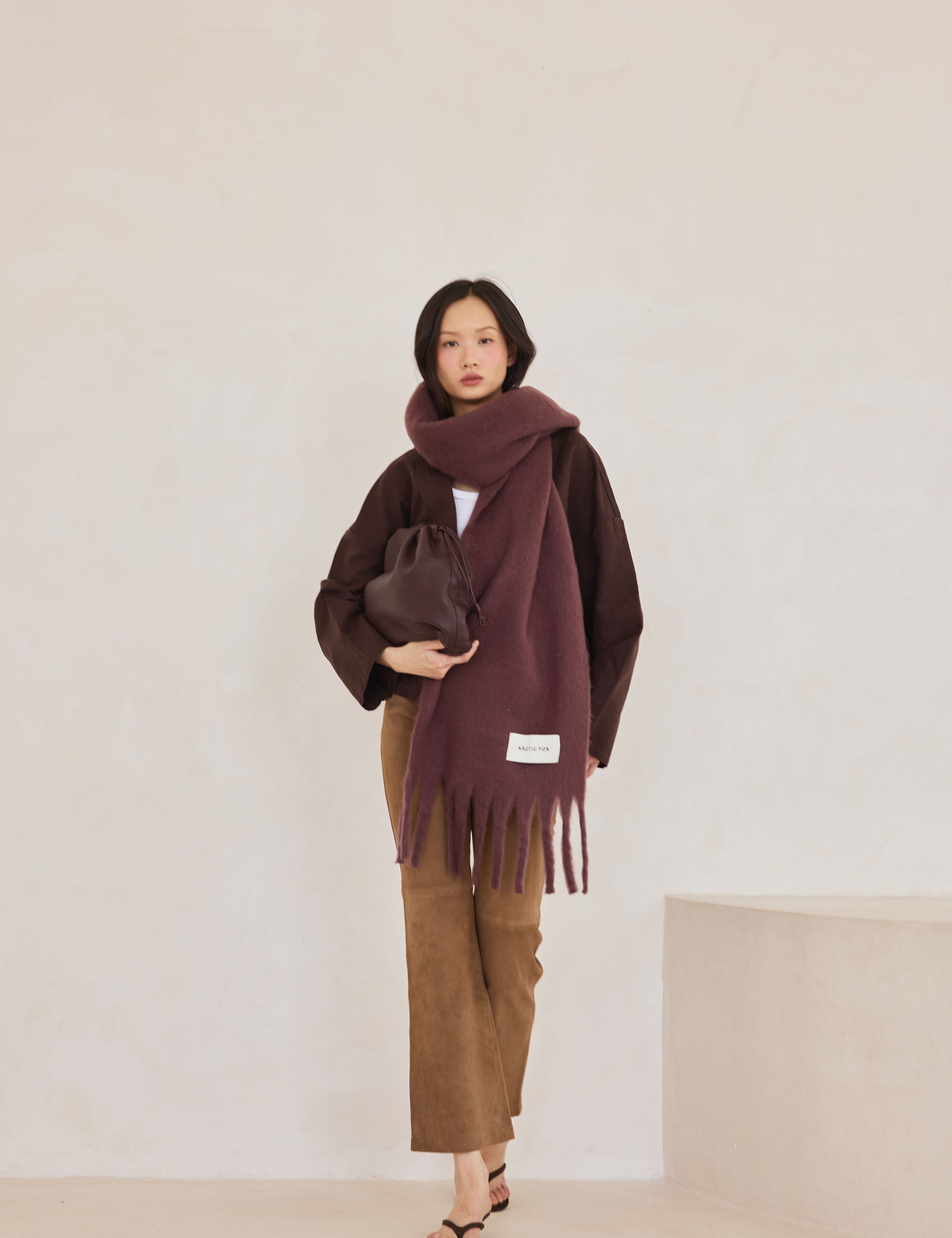 The Stockholm Scarf - Cocoa Powder