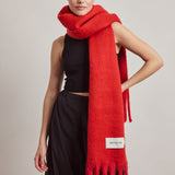 The Stockholm Scarf - Crimson Red