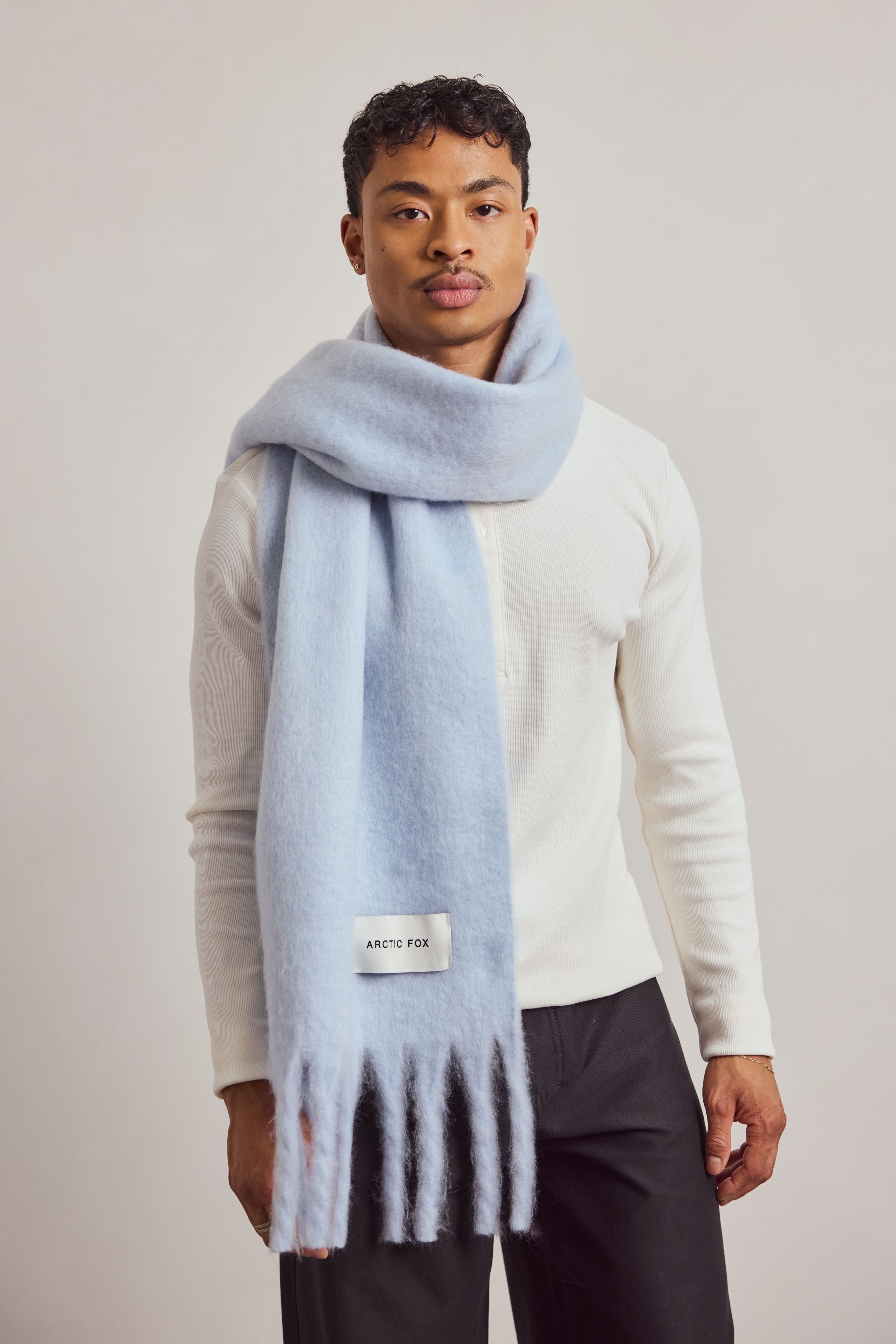 The 100% Recycled Stockholm Scarf - Arctic Fox & Co. - Glacier Blue