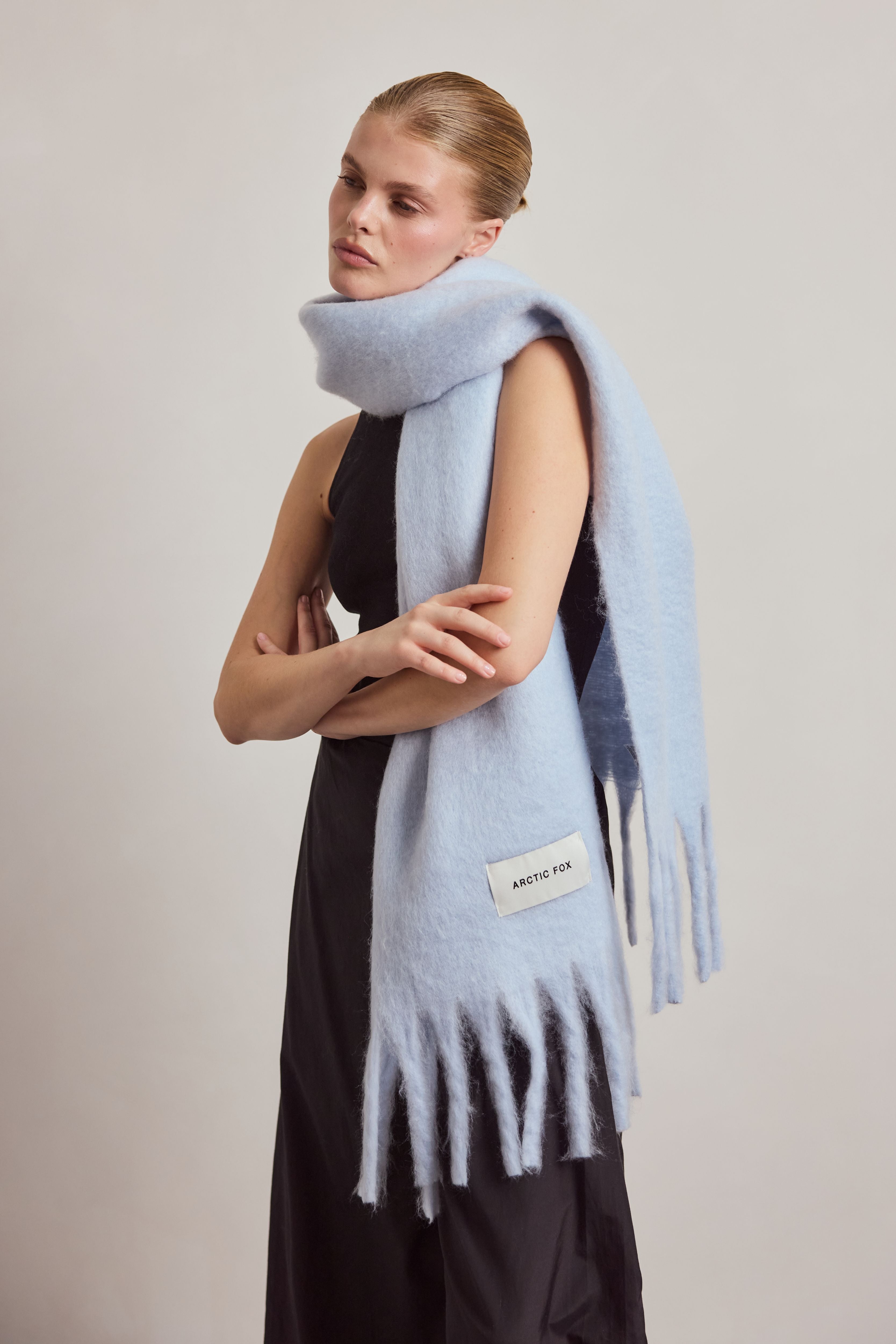 The 100% Recycled Stockholm Scarf - Arctic Fox & Co. - Glacier Blue