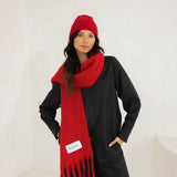 The Stockholm Scarf - Crimson Red